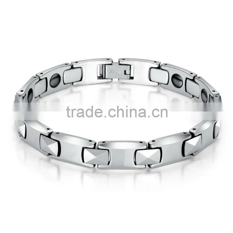 New style mens gold plated bracelets gold Tungsten bracelet mens