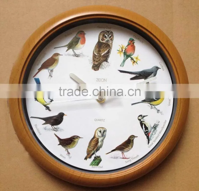 10 inch new bird designed wall clock 2015