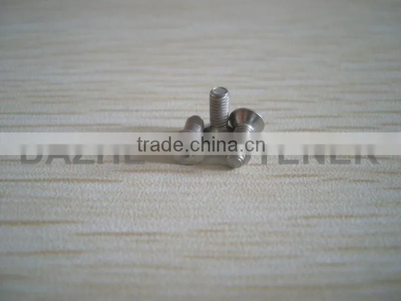 Pozi recessed countersunk head machine screws
