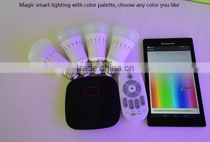 Super Bright Mobile Bluetooth led bulb light 7w led bulb ,color changing smart led light bulb 7w
