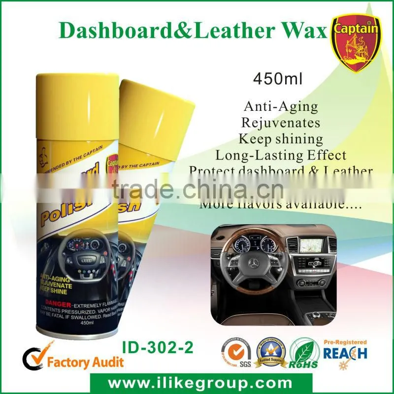 China 450ml Auto Car care products, Dashboard Cleaner; Dashboard Spray Wax