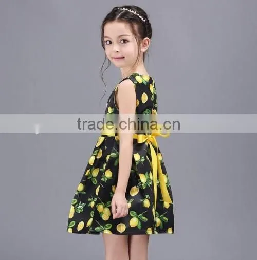 latest design free necklace baby kids casual dresses Europe hot sale angel dresses for kids