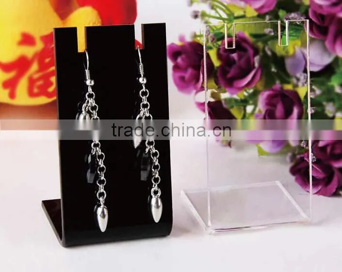 l-shape acrylic earring and necklace display wholesale