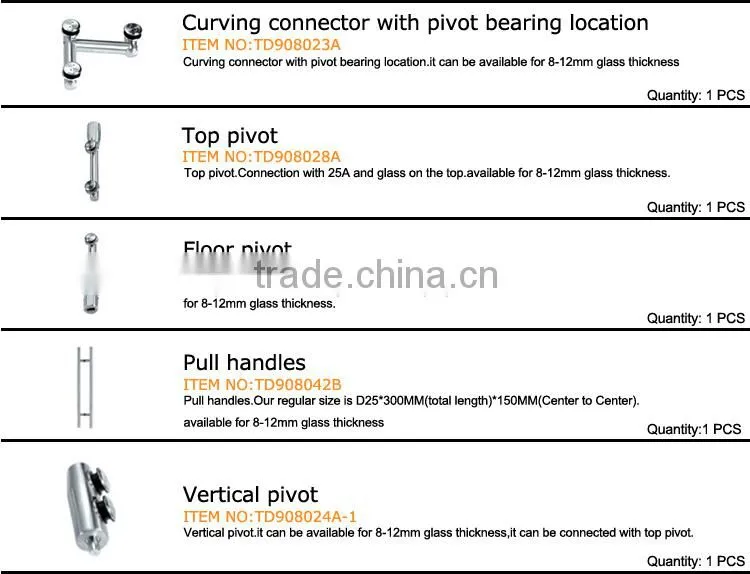 2014 High Quality Economical Cabinet Glass Door Hinges
