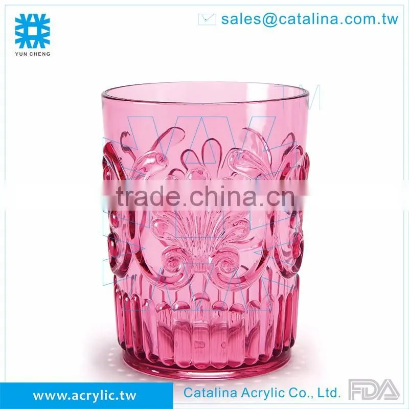 Plastic Acrylic Star design Bottom Tumbler