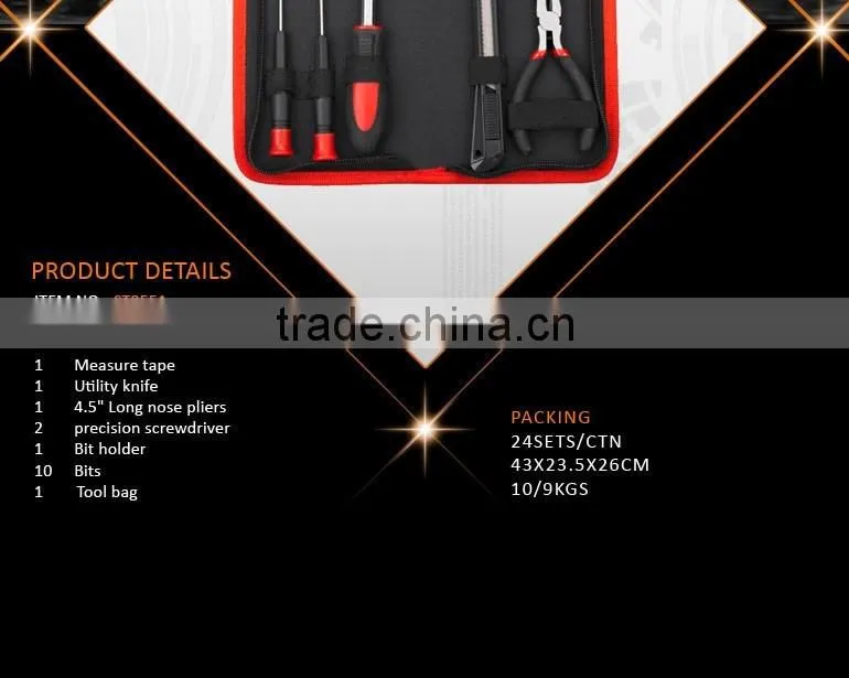 17Pcs Alibaba Ningbo Miniature Gift Item Tool Bag Set