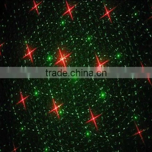 Double heads red and green laser show night club lighting