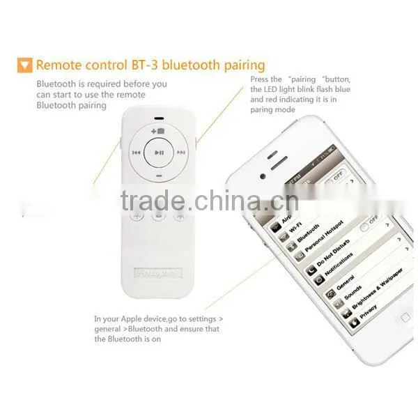 Bluetooth remote control,bluetooth slefie stick