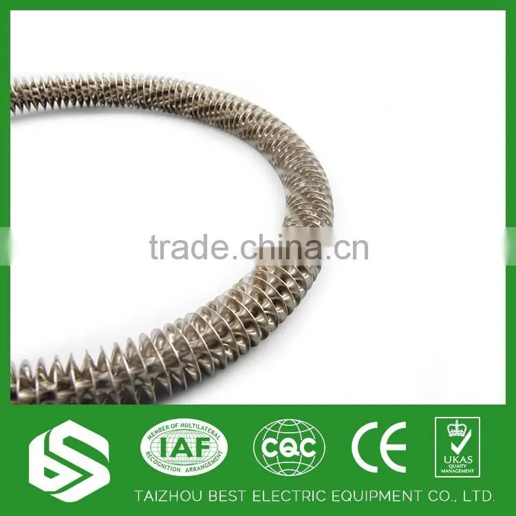 High quality 3kw,6kw electric finned tube heater element