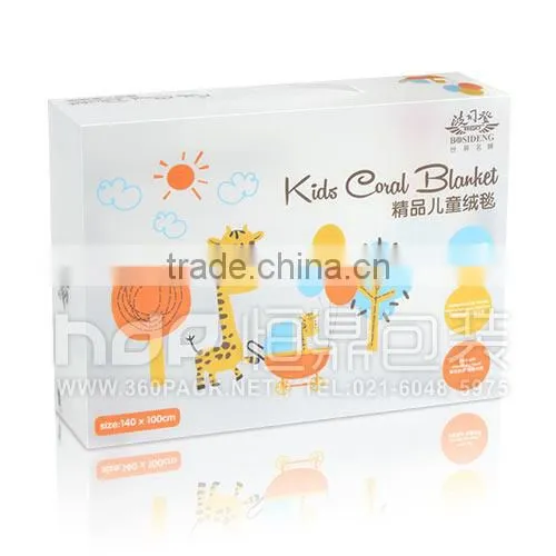 custom printed clear plastic box for clothes packaging