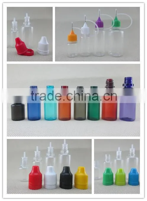 plastic pet cealr 10ml bottle for e-liquid Factory Wholesale