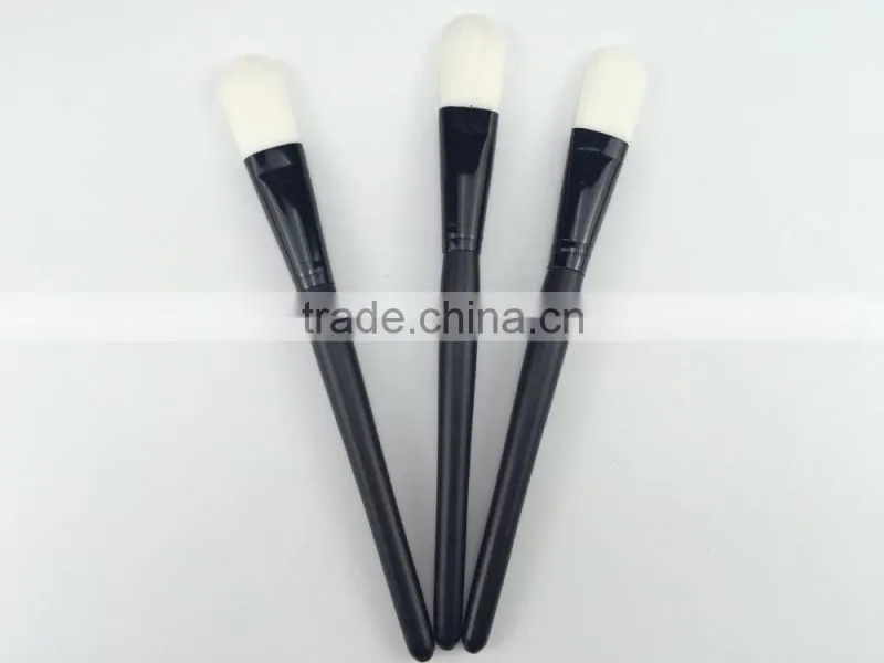 2015 Top quality beauty use white nylon hair best eyeshadow brushes with wood handle