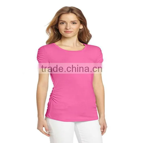 Women floral blue t-shirts 2013