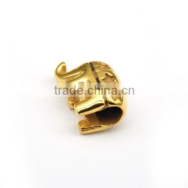 Gold Plated Bracelet Beads Accessories in Stainless Steel