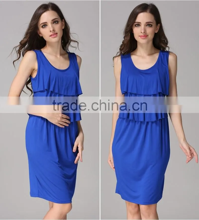 High quality ankara maternity dress manufacturers Cotton
