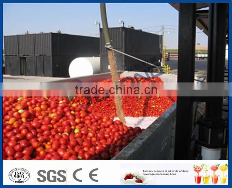 turnkey project of tomato ketchup production line