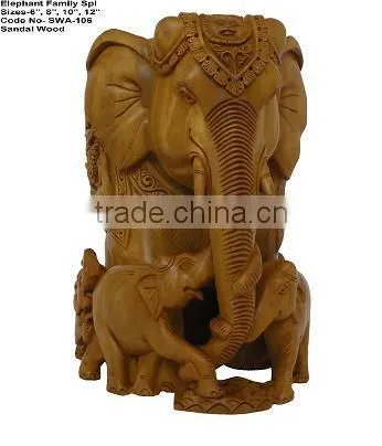 sandalwood elephant,carved indian elephant,sandalwood hathi