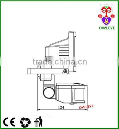 80 pcs high power motion sensor led solar light