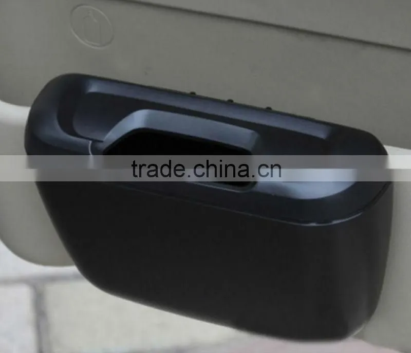 2014 hot selling all black waste bin for cars (FH-AB001)