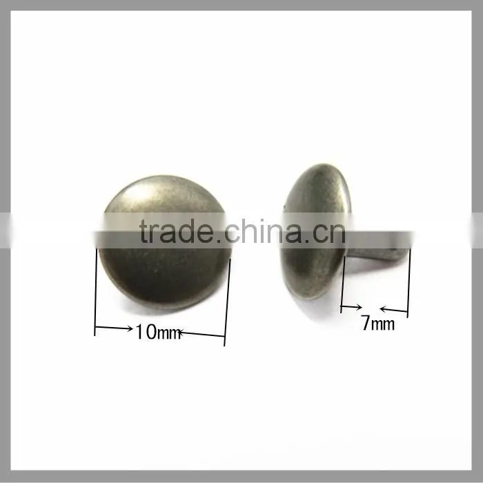 10mm Custom decorative Brass garment Rivet