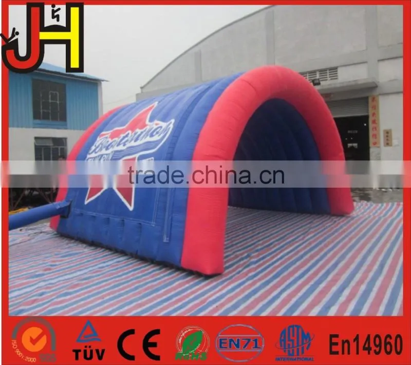 Wholesale inflatable sports tunnel with customized logo printing