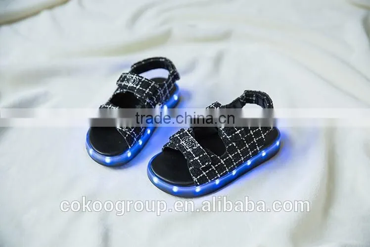 light up sandal shoes 2016 new style fashion shoes