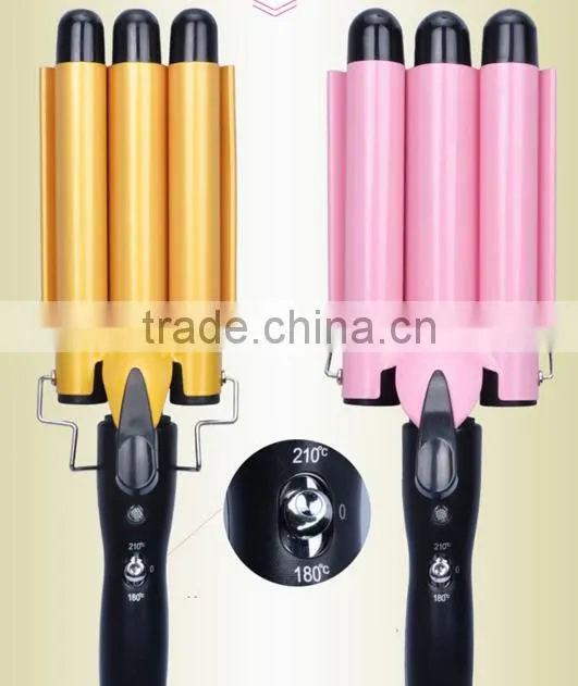 curve soft curl iron Intelligent Automatic Vertical Ceramic Hair curling iron