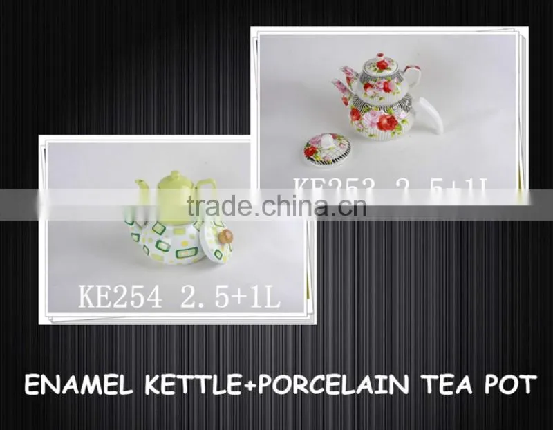 ENAMEL KETTLE PORCELAIN TEA POT