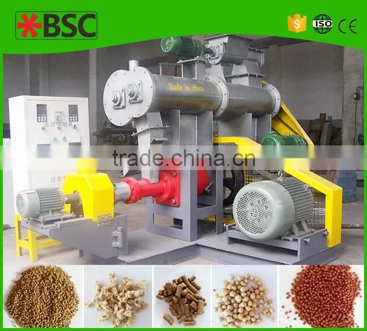 Dry and Wet Type fish feed making machine for India