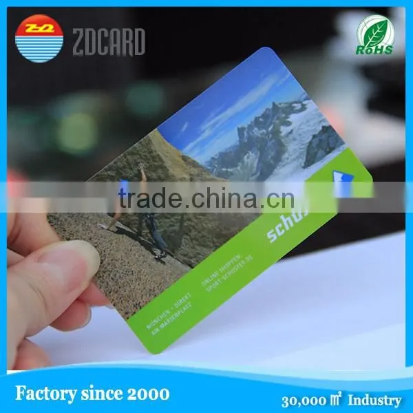 ISO 13.56Mhz MF S50 or F08 1k bytes smart card