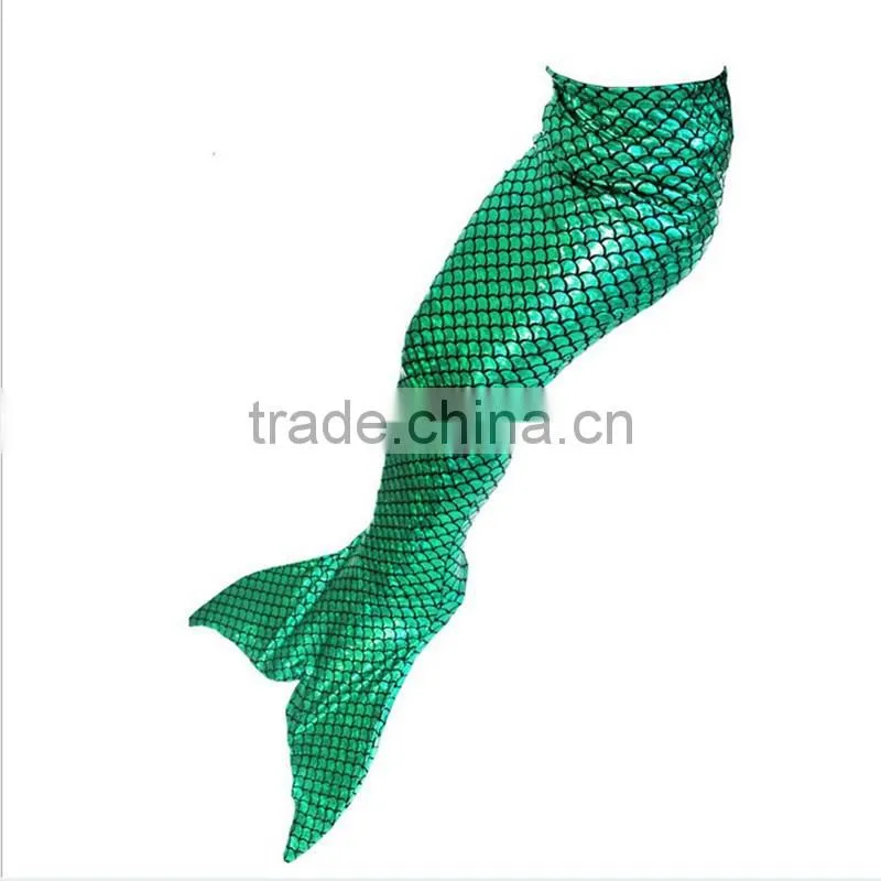 Girls Princess Costume Swimmable Mermaid Tail with Monofin