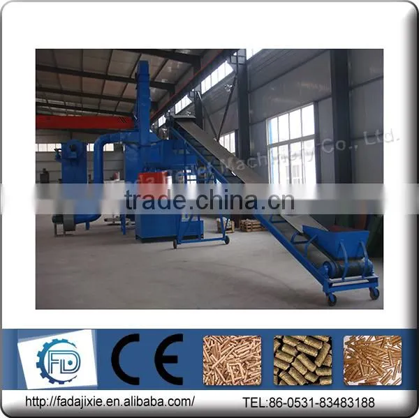 3-4 T/hour large type energy saving complete wood pellet production line