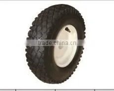 4.10/3.50-6 pneumatic tubeless handtruck wheel lawnmower wheel hand trolley wheel