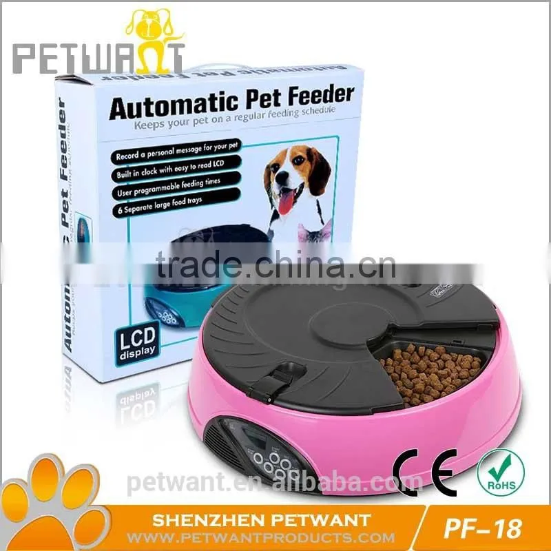 LCD automatic 3 in 1 dog water+food feeder