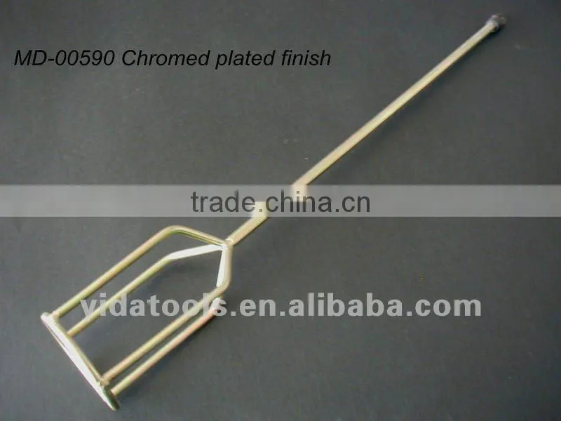 Chrome plated finish paint mixer