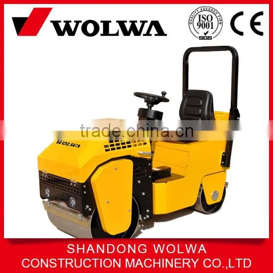 new brand wolwa 1 ton 13 hp road roller with cheap price