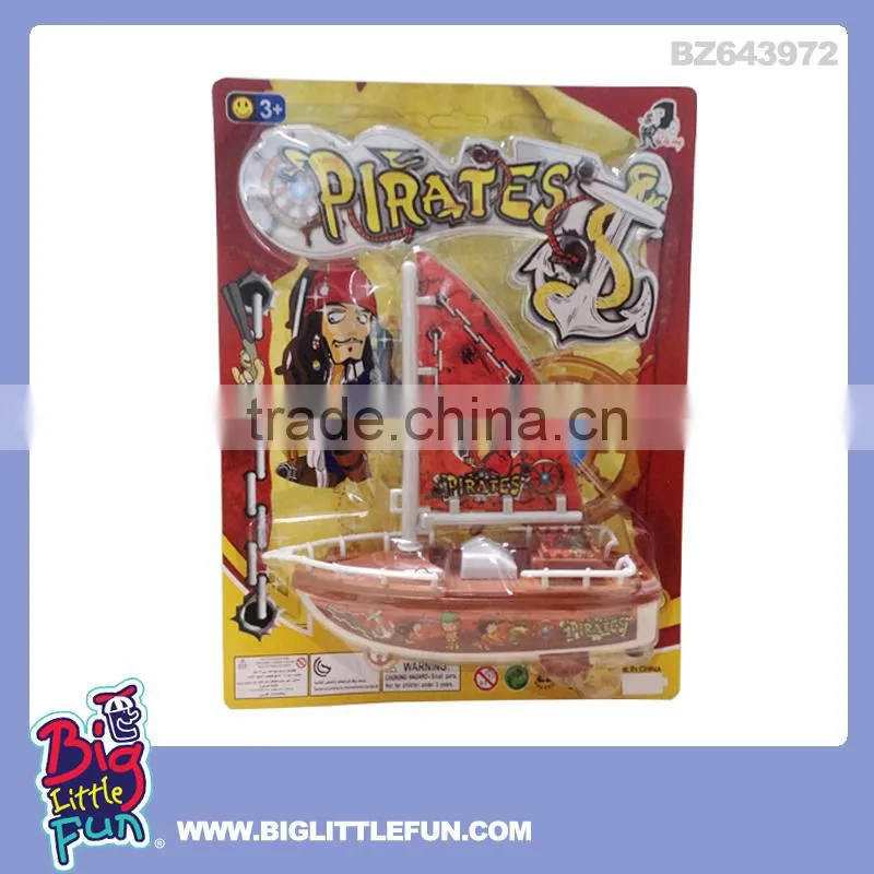 Shooting plane toys pull line toy boat