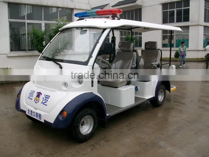 6 seater electric golf buggy for police, mini electric buggy, sightseeing electric car