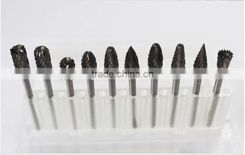 3mm Tungsten Carbide Rotary Burr Long Shank Cemented Carbide Burr burs