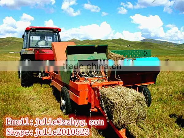 Large capacity square hay baler match the tractor