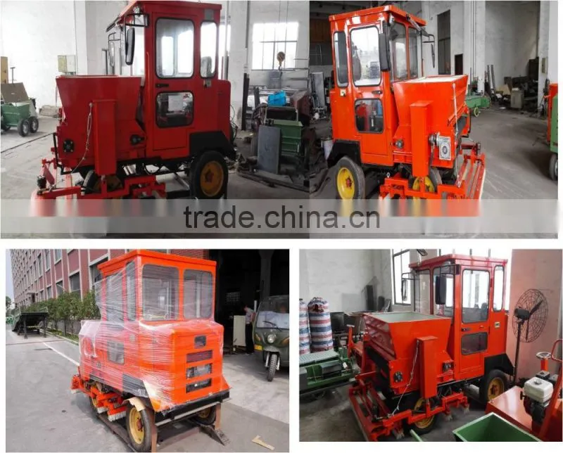 Tractor driven sand spreader