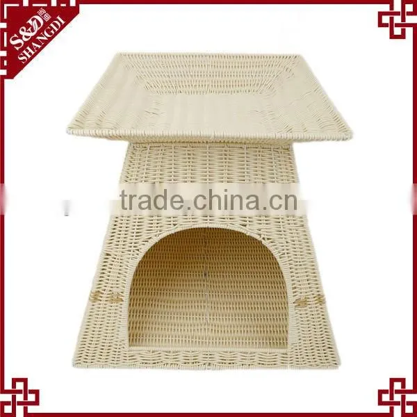 S&D eco-friendly natural water hyacinth pet basket cat house,dog bed