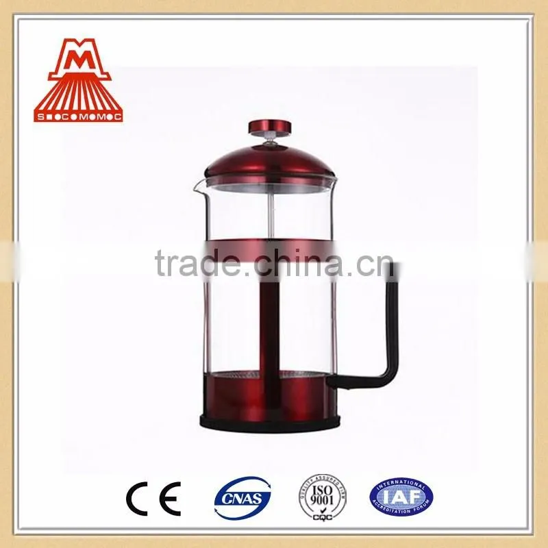 Quality products W124-CP033 Hot Selling Red Color Cooper Coffee Maker