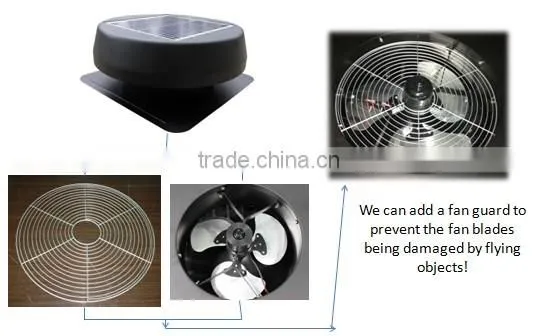 Malaysia hot sale solar powered roof top ventilation fan