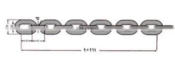 German Standard Galvanized DIN764 Link Chain
