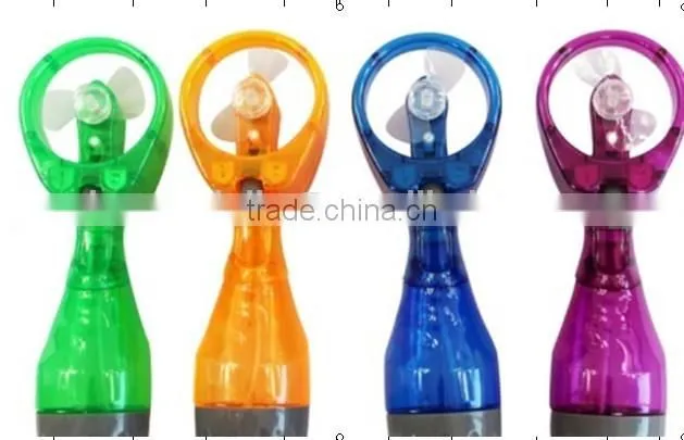 Water spray fan
