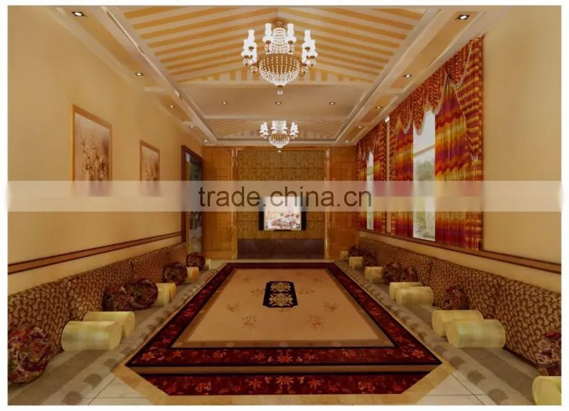 3D Architecture And Interior Rendering Of Traditional Arabic Dining Room