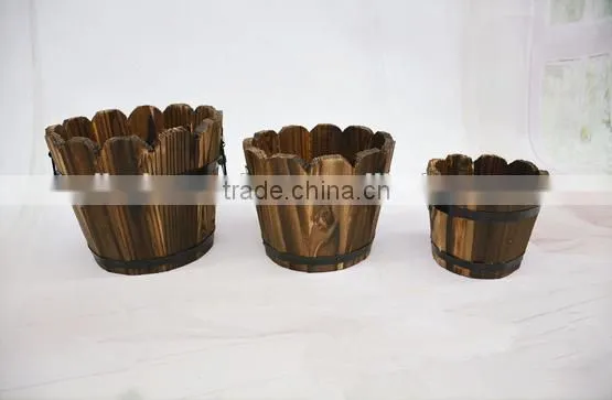 Outdoor Wooden Flower Pot, Wood Planter, Planter Box