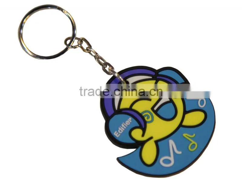 Custom 3D rubber Keychain