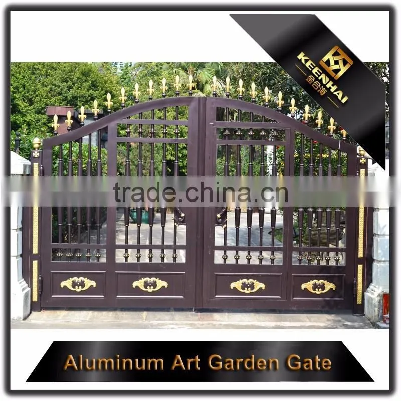 Home&Garden Decoration Powder Coated Aluminum Door for Villa Garden
